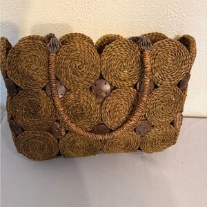 Handcrafted Brown Woven Bag